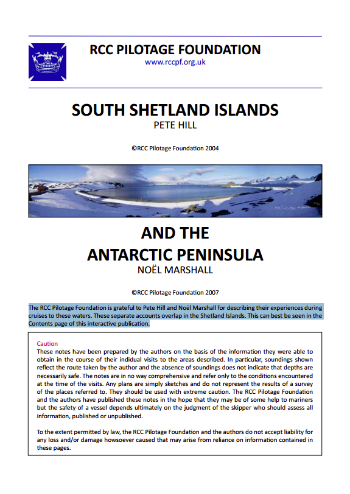 South Shetland Islands and Antarctic Peninsula